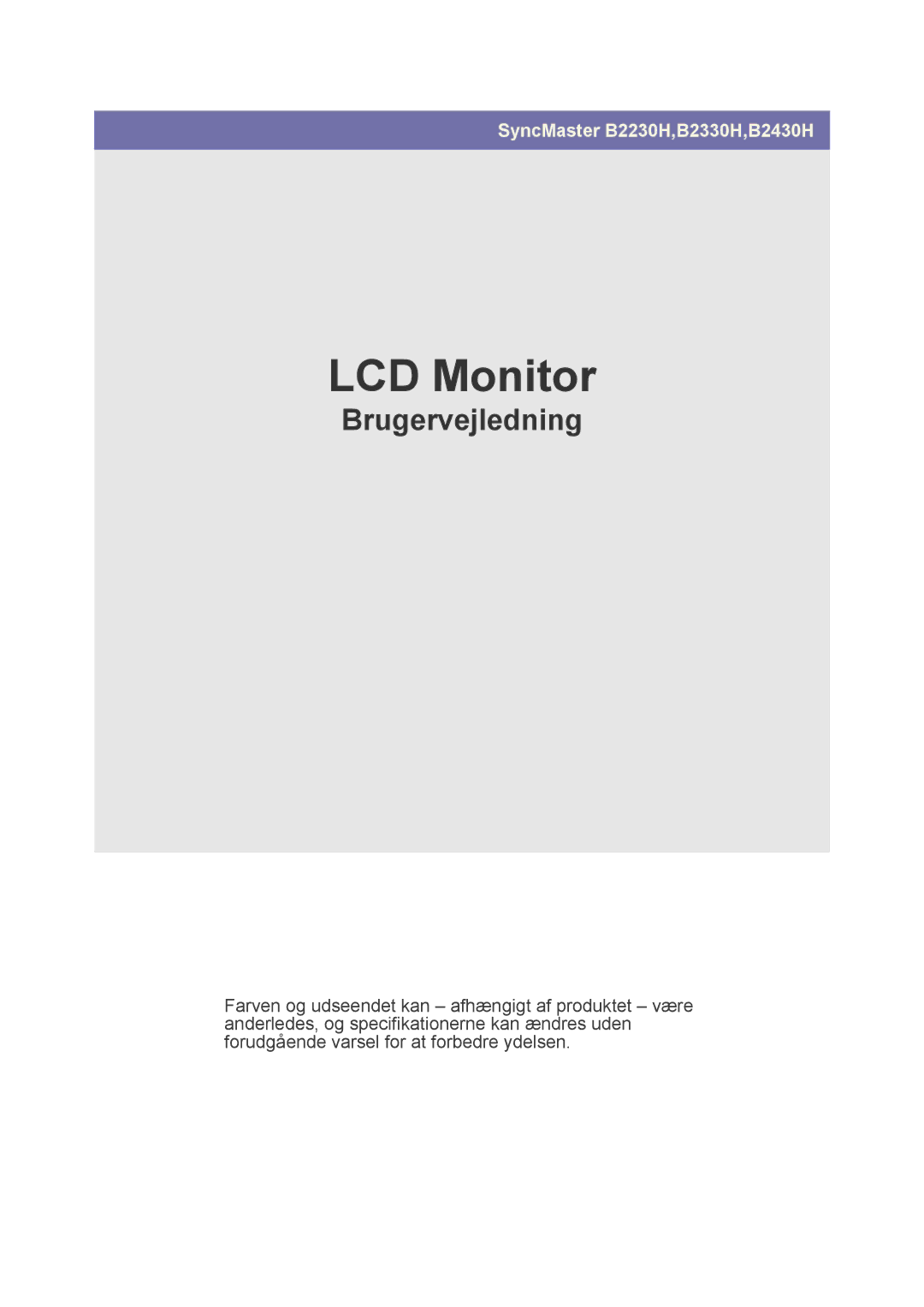 Samsung LS23PUHKFV/EN, LS24PUHKFV/EN, LS22PUHKFV/ZW, LS23PUHKF/EN, LS22PUHKFY/EN, LS22PUHKF/EN, LS24PUHKF/EN manual LCD-Monitor 