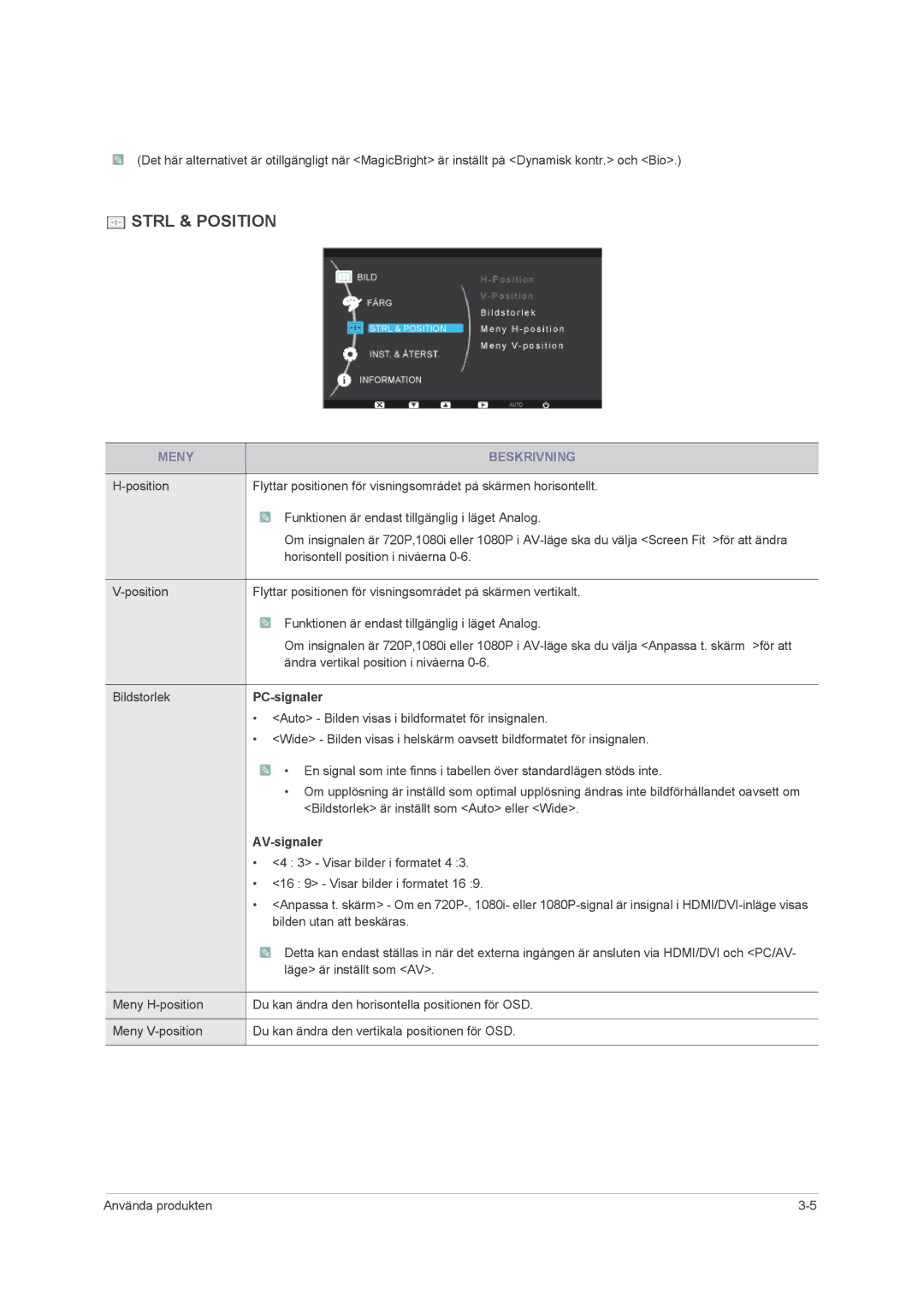 Samsung LS24PUHKF/EN, LS23PUHKF/EN, LS22PUHKFY/EN, LS22PUHKF/EN manual Strl & Position 