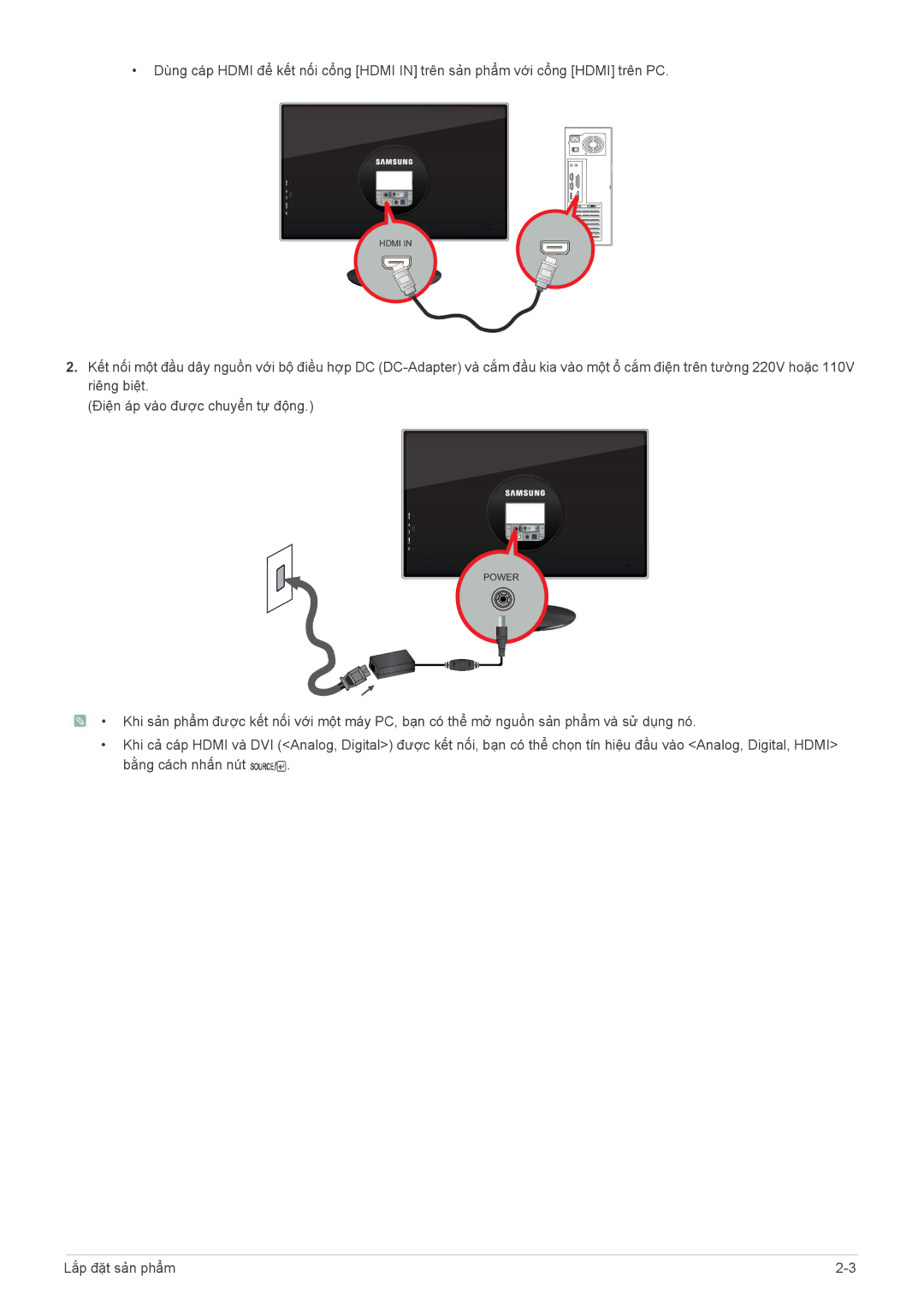 Samsung LS23WHEKFV/XV, LS23WHUKFK/ZA manual Power 