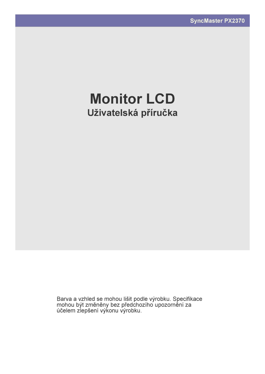 Samsung LS23WHEKFV/EN, LS23WHUKFV/EN, LS23WHUKFK/ZA manual Monitor LCD 