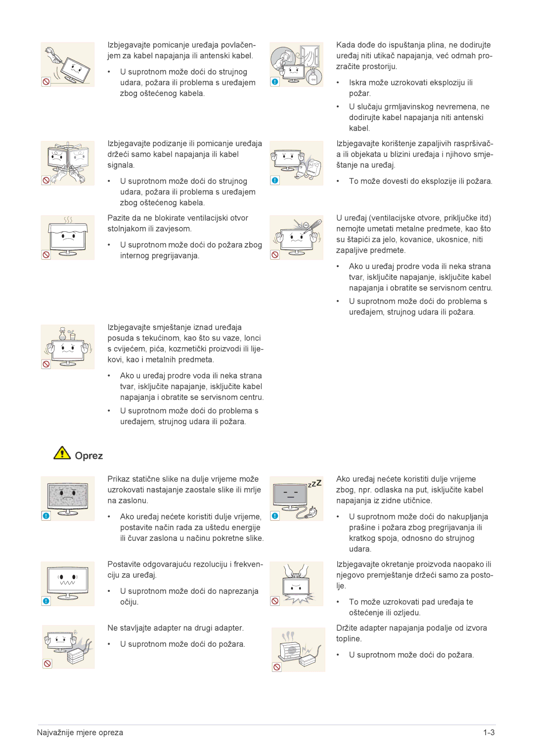 Samsung LS23WHEKFV/EN, LS23WHUKFV/EN manual Gas 