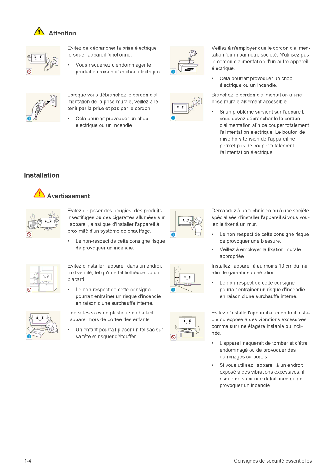 Samsung LS24A350HS/EN, LS27A350HS/EN, LS23A350HS/EN, LS22A350HS/EN manual Installation 