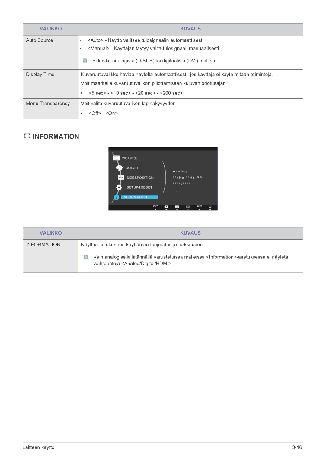 Samsung LS22A350HS/EN, LS24A350HS/EN, LS27A350HS/EN, LS23A350HS/EN manual Information 