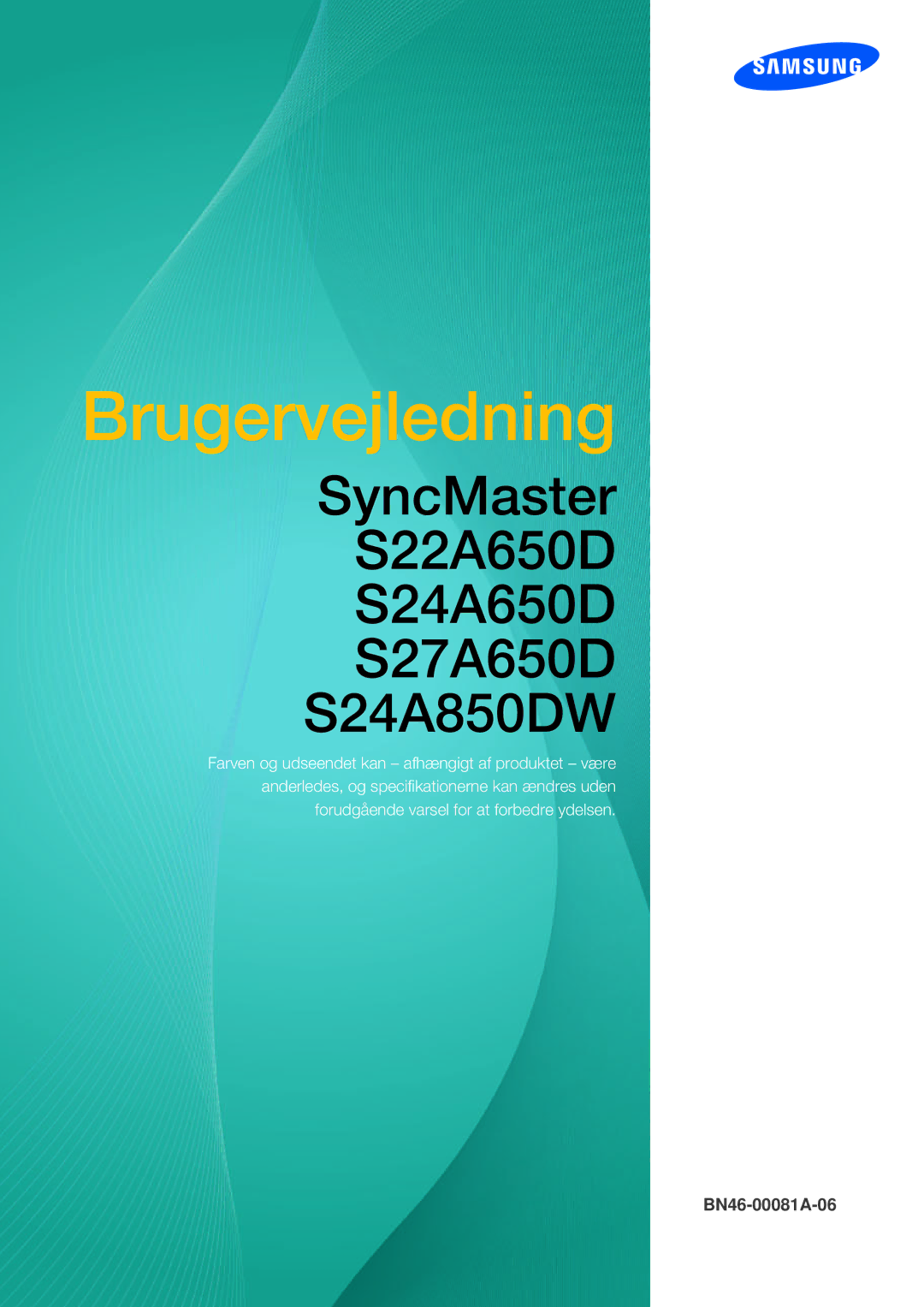 Samsung LS24A650DE/EN, LS27A650DSW/EN, LS27A650DS/EN, LS24A650DS/EN, LS24A850DW/EN, LS27A650DE/EN manual Benutzerhandbuch 