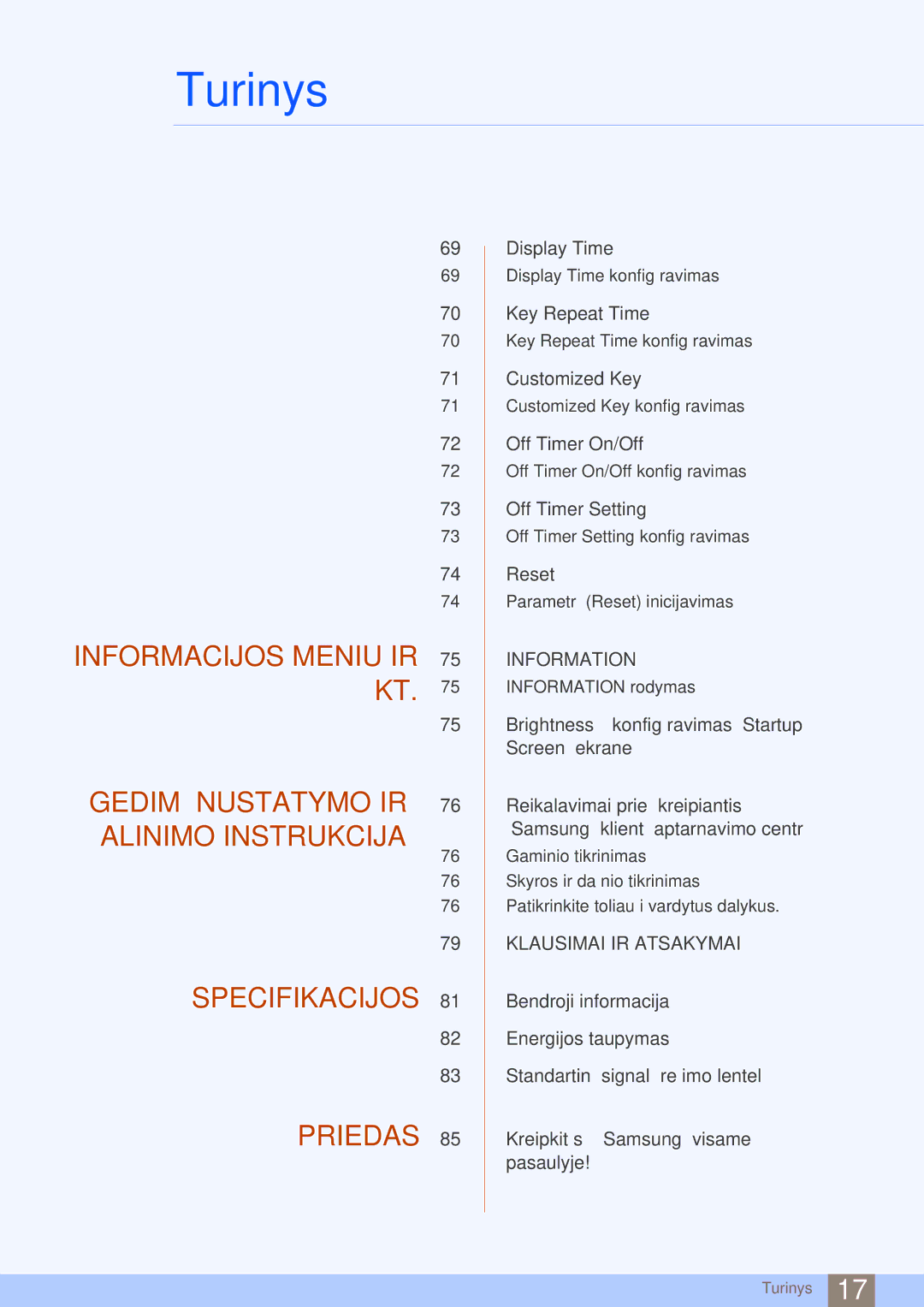 Samsung LS24A650DS/EN, LS24A650DE/EN, LS27A650DS/EN, LS24A850DW/EN, LS27A650DE/EN manual Information 