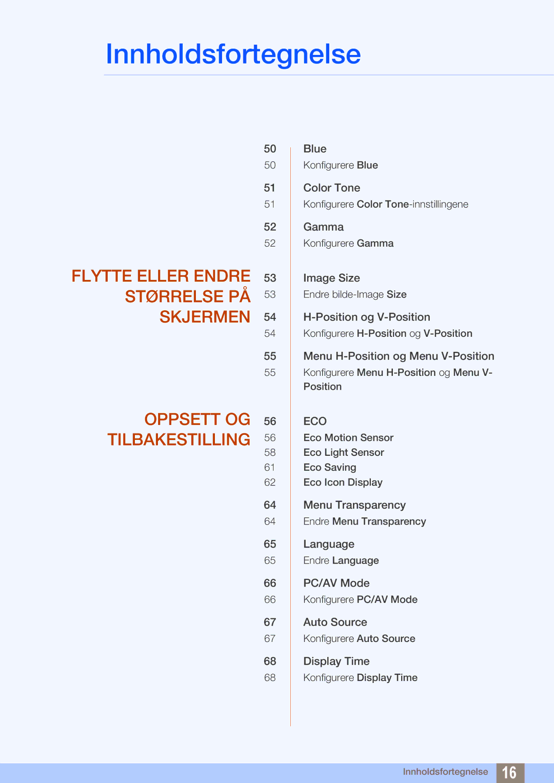 Samsung LS24A650SS/EN manual Flytte Eller Endre Størrelse PÅ Skjermen 