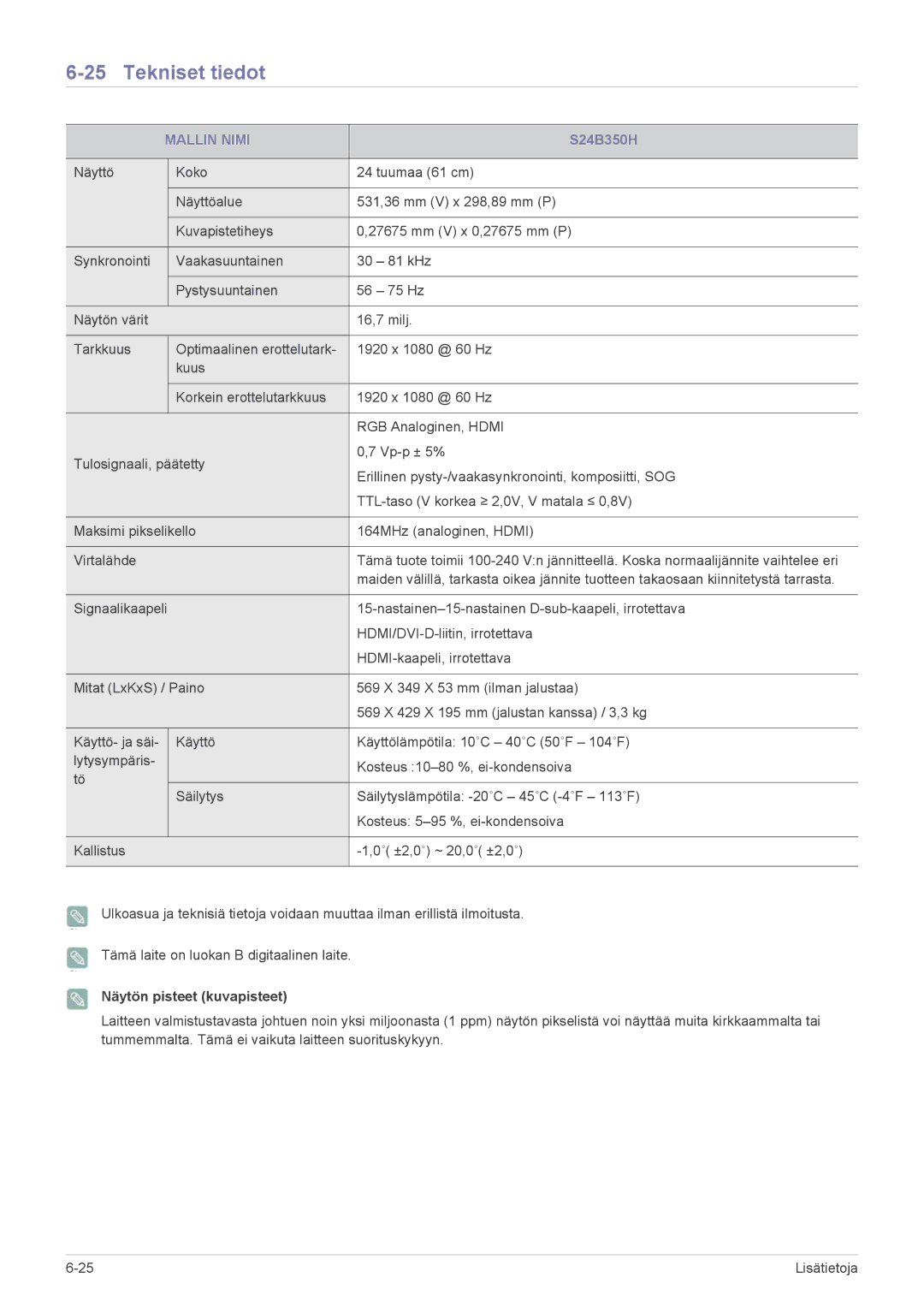 Samsung LS19B350NS/EN, LS24B350HS/EN, LS24B350HSY/EN, LS23B350HS/EN, LS27B350HS/EN, LS22B350HS/EN manual 