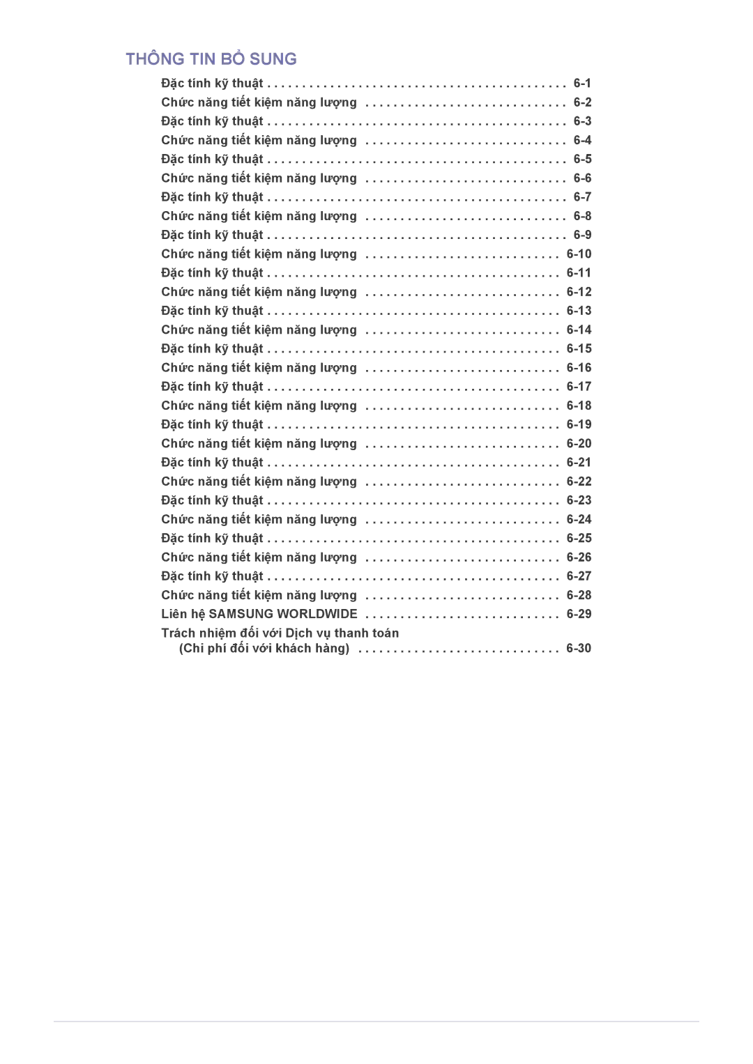 Samsung LS19B350BS/ZN, LS24B350HS/EN, LS22B350BS/EN, LS27B350HS/EN, LS19B350BSMXV manual Thông TIN BỔ Sung 