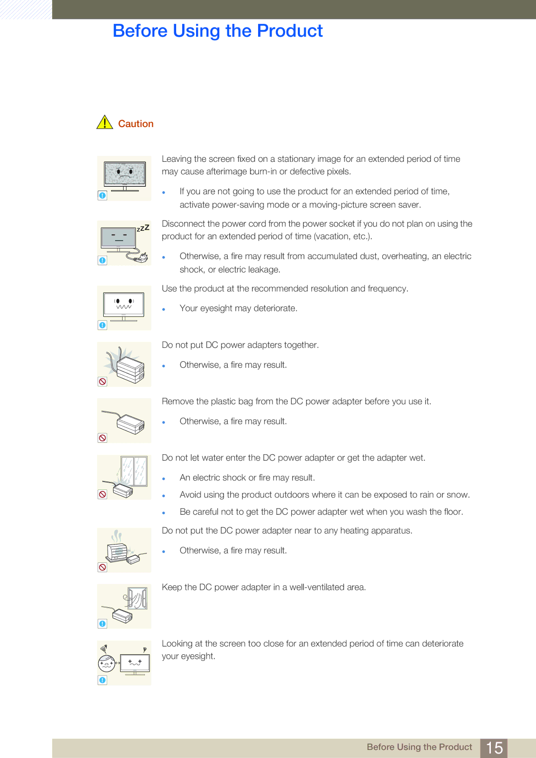 Samsung LS22B350TS/CI, LS24B350TL/EN, LS23B350TS/EN, LS22B350TS/EN, LS23B350TS/CI, LS24B350TL/CI manual Before Using the Product 