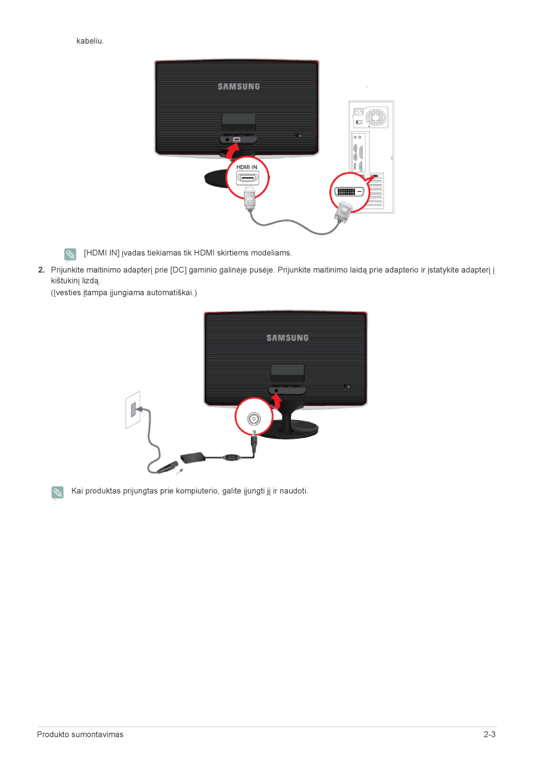 Samsung LS24B370HS/EN manual 