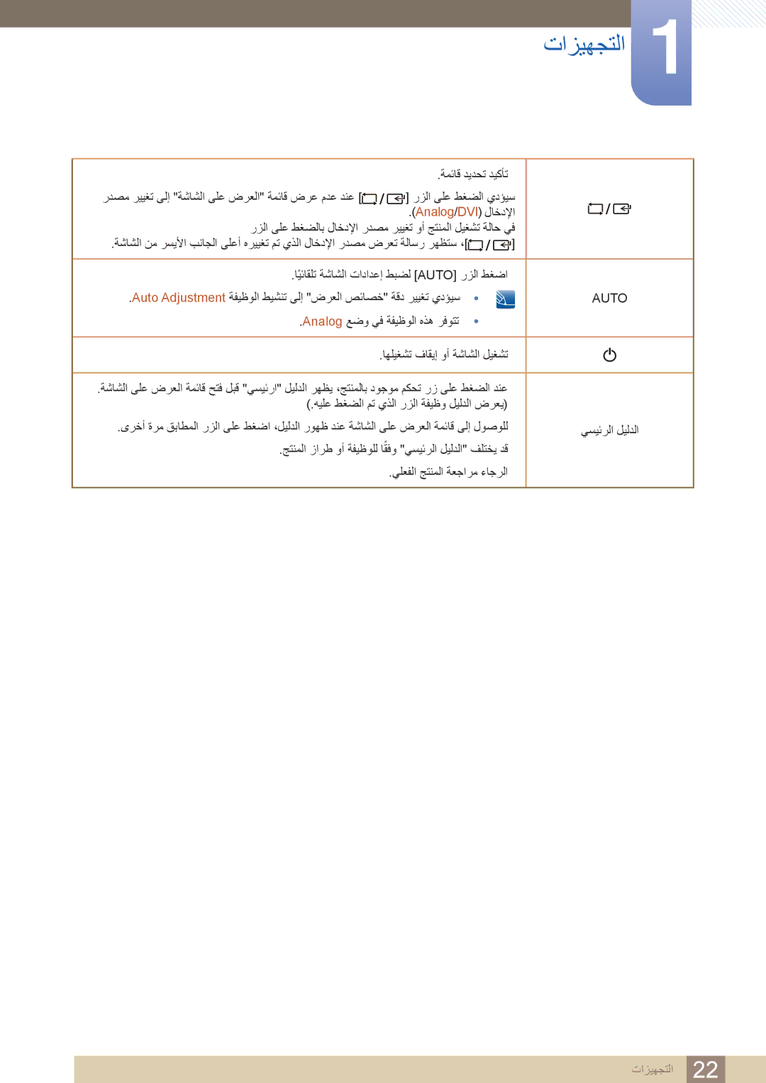 Samsung LS24B420BWV/ZR manual Auto 