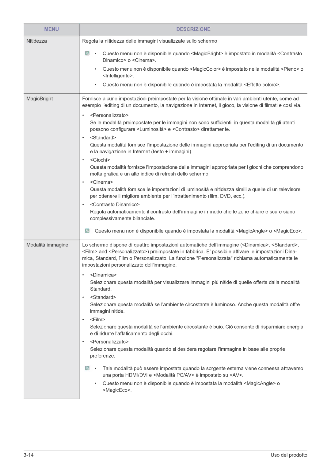 Samsung LS24B5HVFH/EN manual La navigazione in Internet testo + immagini 