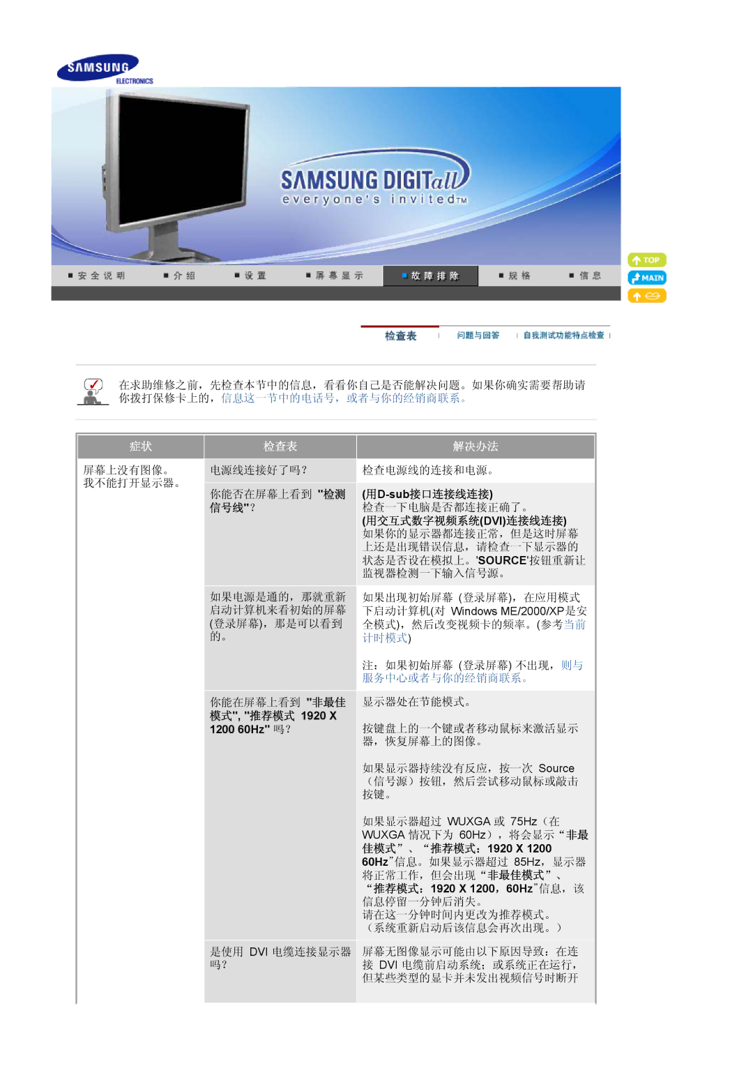 Samsung LS24BRBAS/XAZ, LS24BRBBS/EDC manual DVI Source 