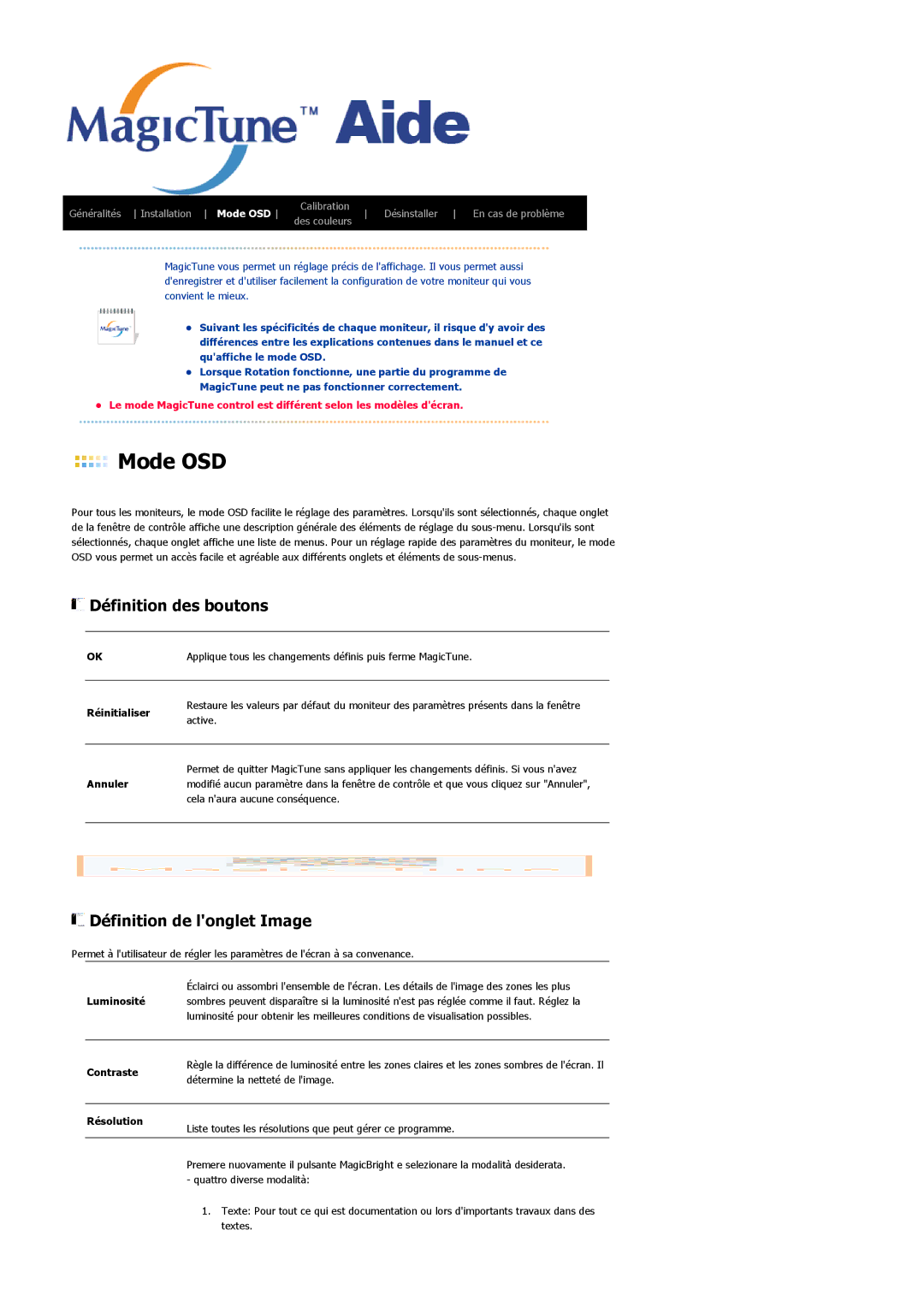 Samsung LS24BRBBS/EDC manual Mode OSD 