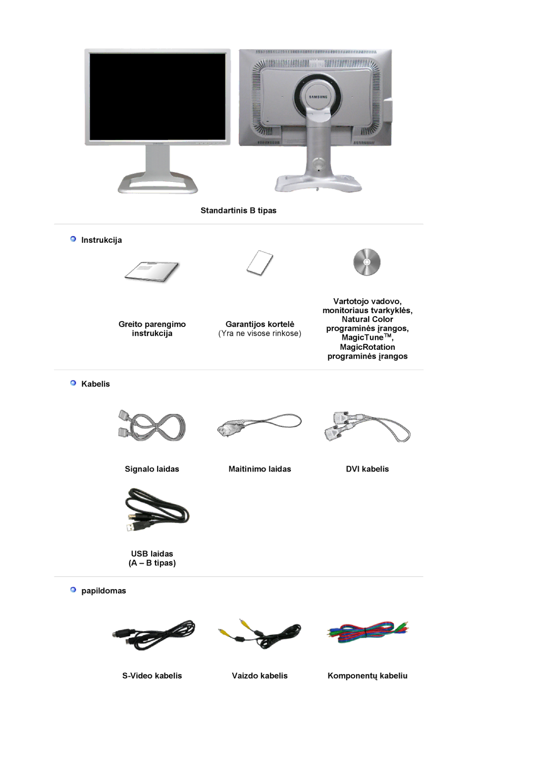 Samsung LS24BRBBS/EDC manual MagicTune, MagicRotation 