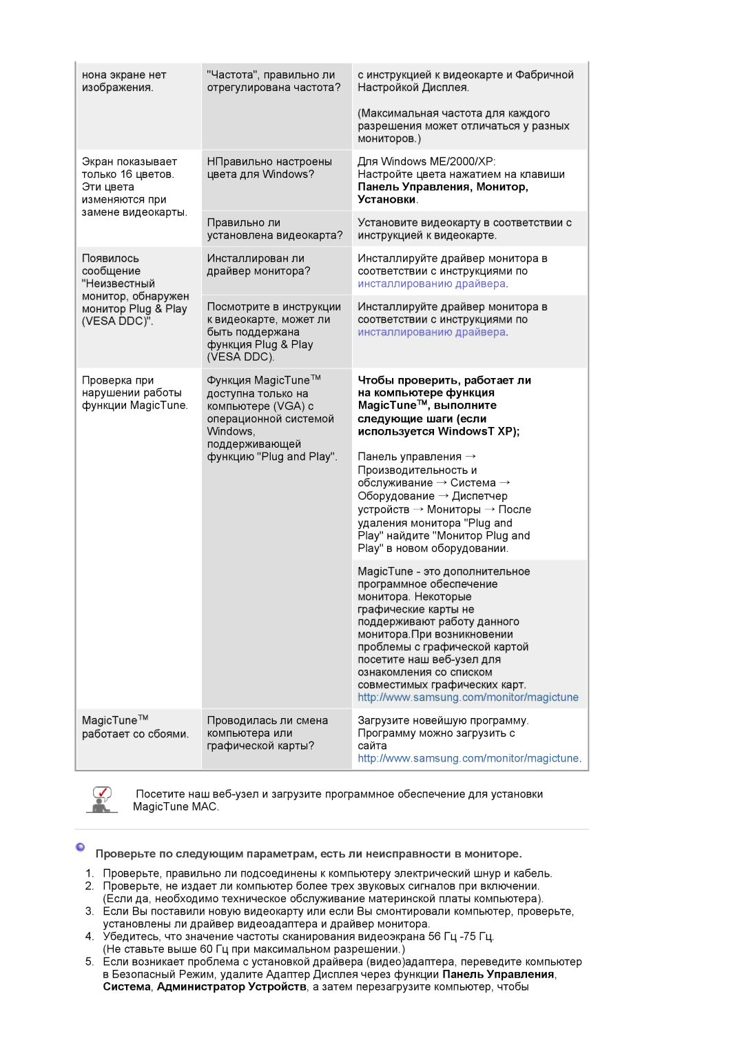 Samsung LS24BRBBS/EDC manual Панель Управления, Монитор, Установки 