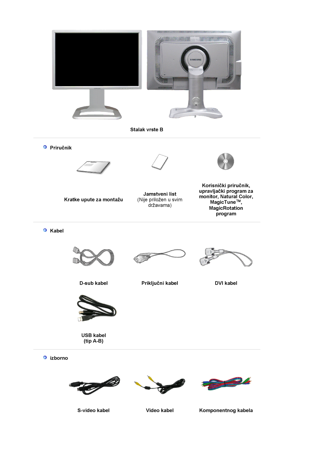 Samsung LS24BRBBS/EDC manual MagicTune, Državama, MagicRotation 