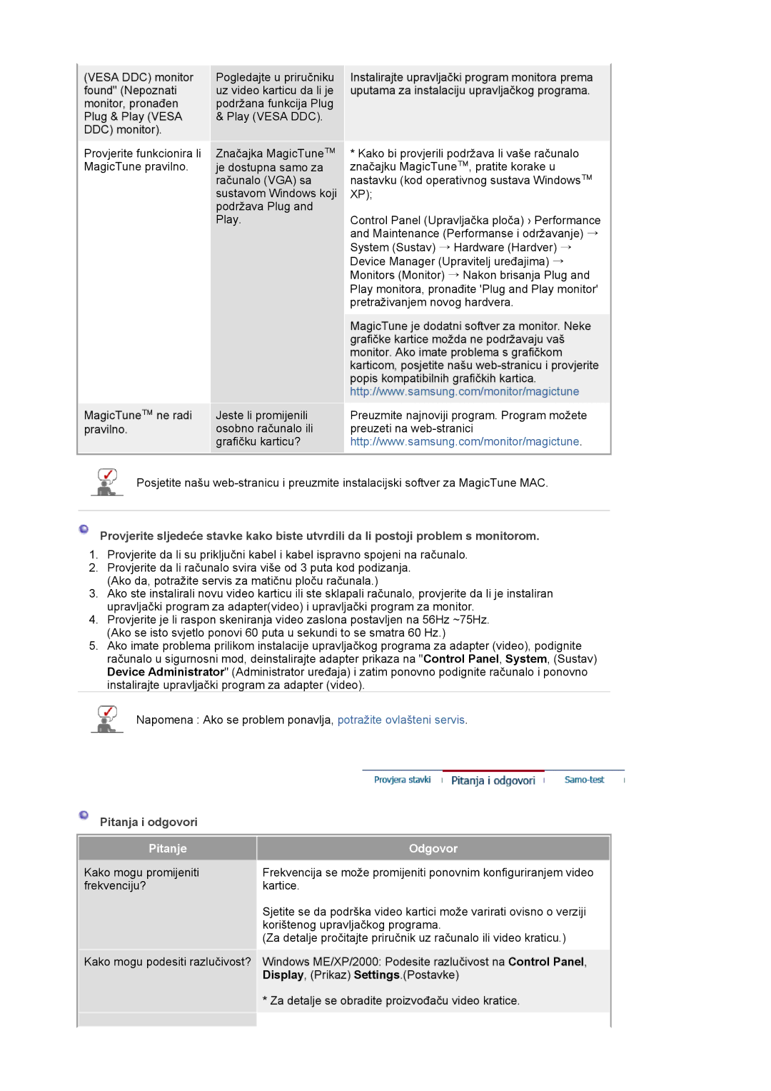 Samsung LS24BRBBS/EDC manual Pitanja i odgovori, Pitanje, Odgovor 