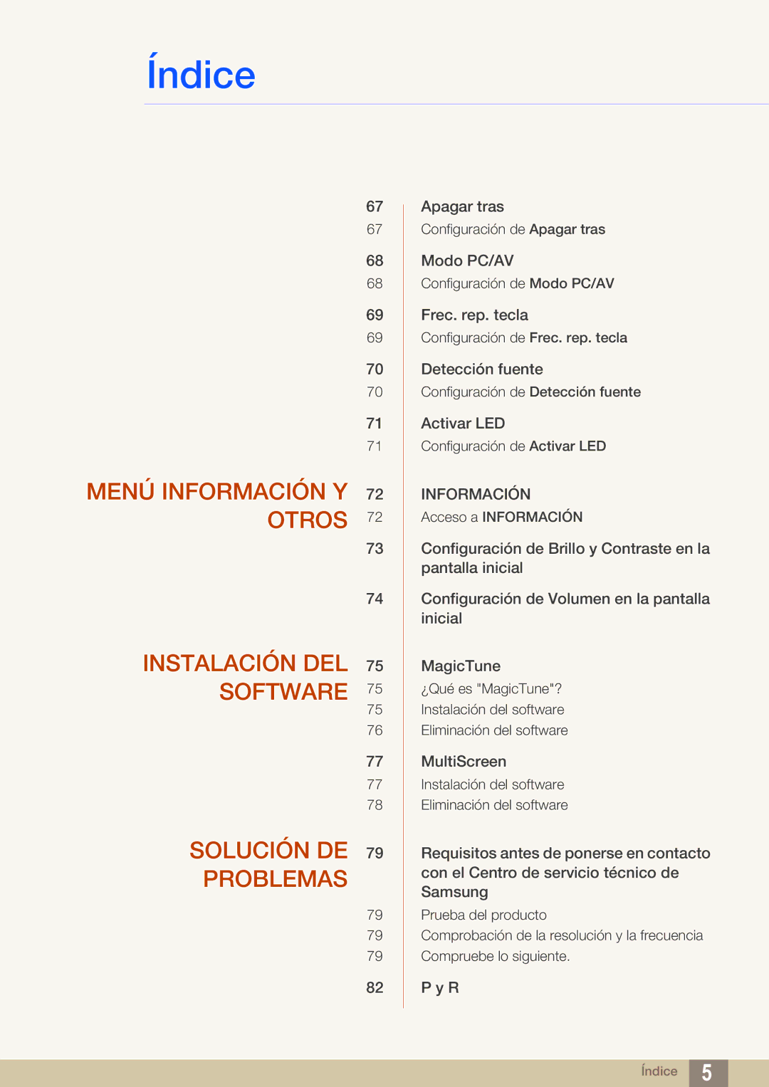 Samsung LS24C550ML/EN manual Información 