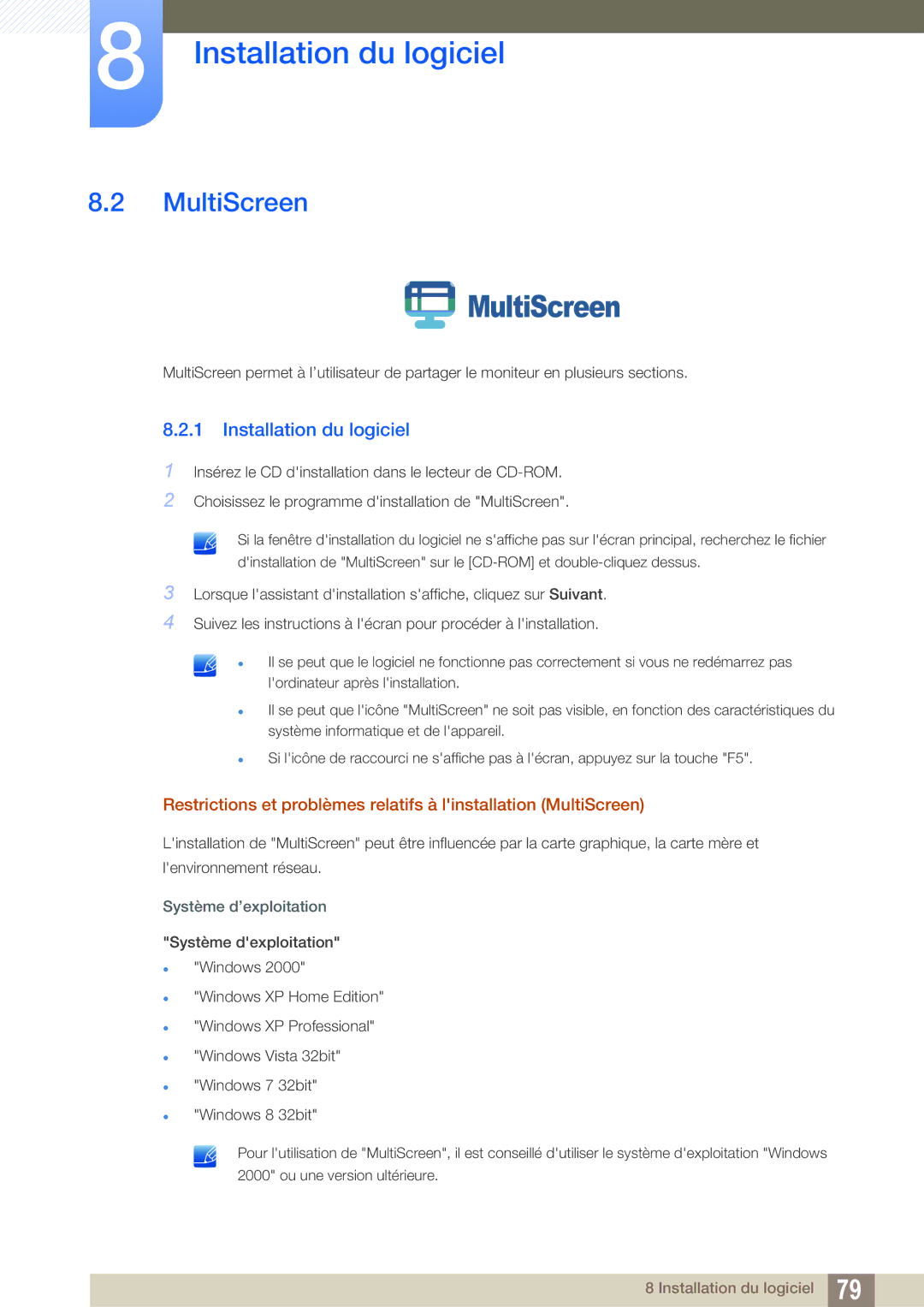 Samsung LS24C65UDW/EN, LS24C65KMWG/EN, LS24C65UXWF/EN, LS24C65KBWV/EN manual MultiScreen 