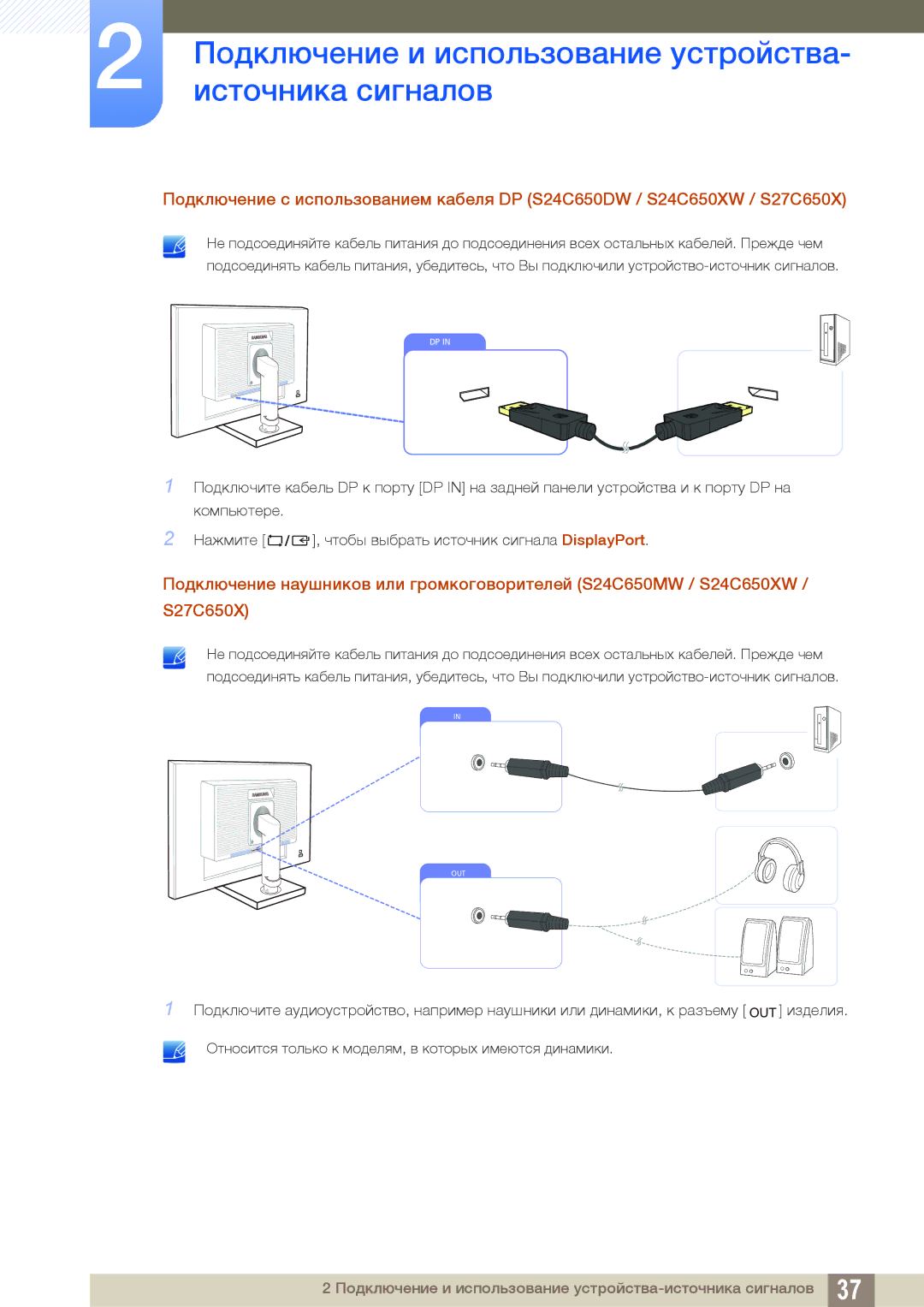 Samsung LS24C65UDW/EN, LS24C65UXWF/EN, LS24C65KBWV/EN, LS24C65KBWA/CI, LS24C65UDWA/CI manual Out 