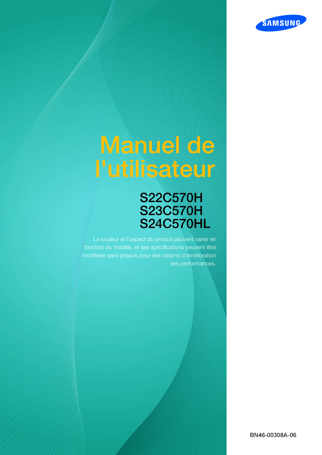 Samsung LS22C570HS/EN, LS24C750PS/EN, LS27C750PS/EN, LS24C570HL/EN manual Manuel de lutilisateur 