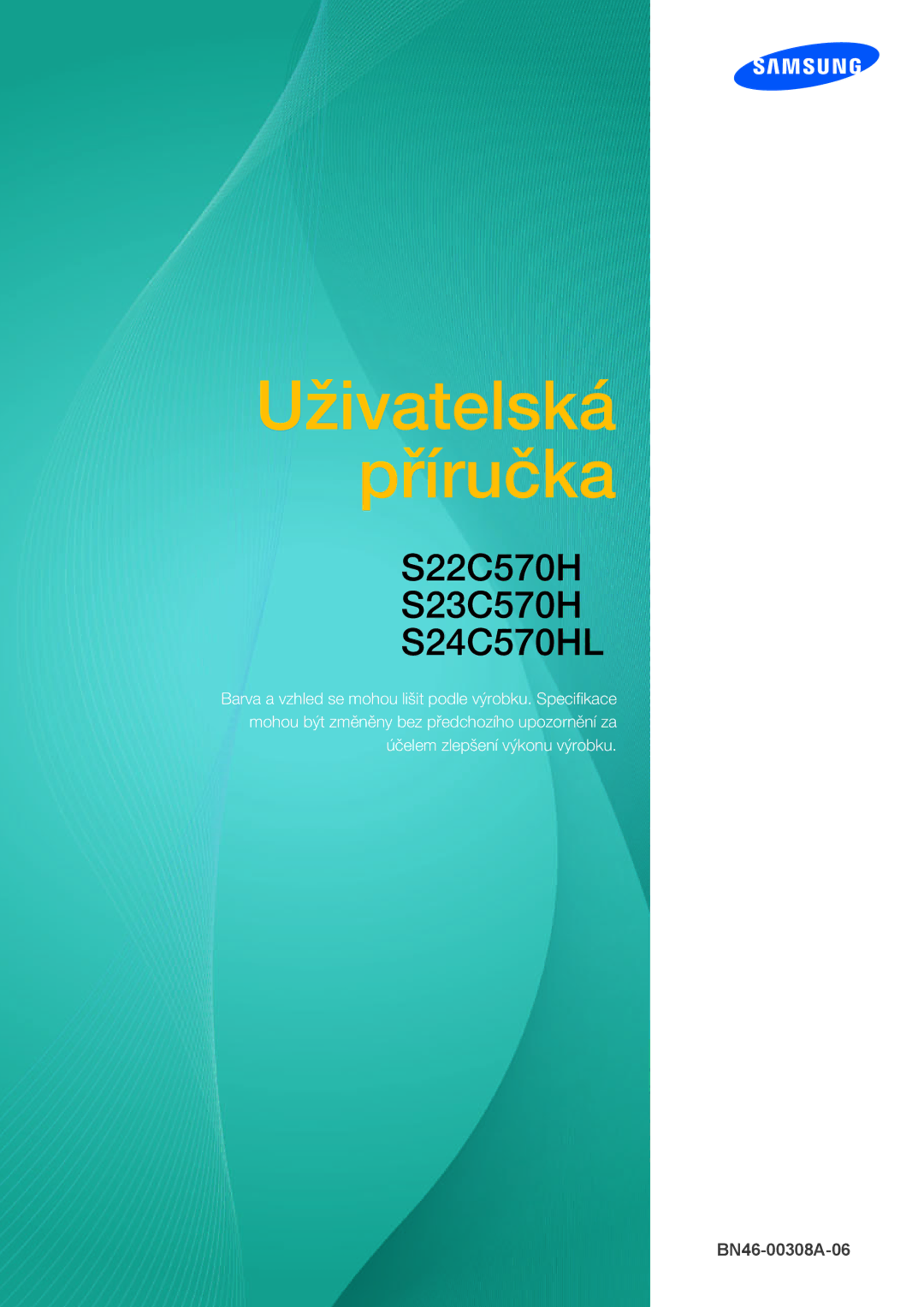 Samsung LS22C570HS/EN, LS24C750PS/EN, LS27C750PS/EN, LS24C570HL/EN manual Uživatelská Příručka 