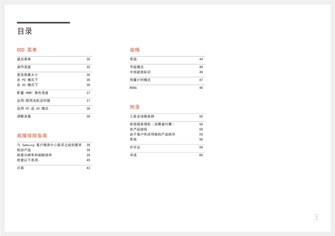 Samsung LS24C770TS/EN manual 故障排除指南 