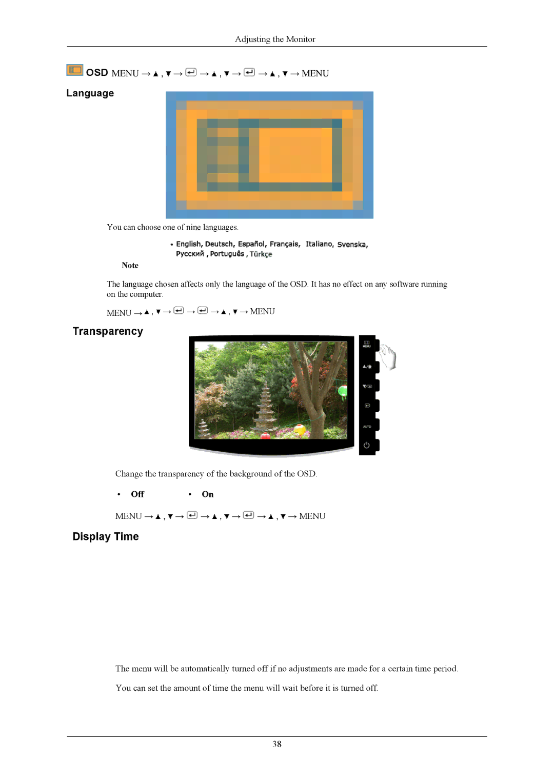 Samsung LS24CMKKFV/EN, LS24CMKKFVA/EN, LS24CMKKFV/CH manual Language, Off 