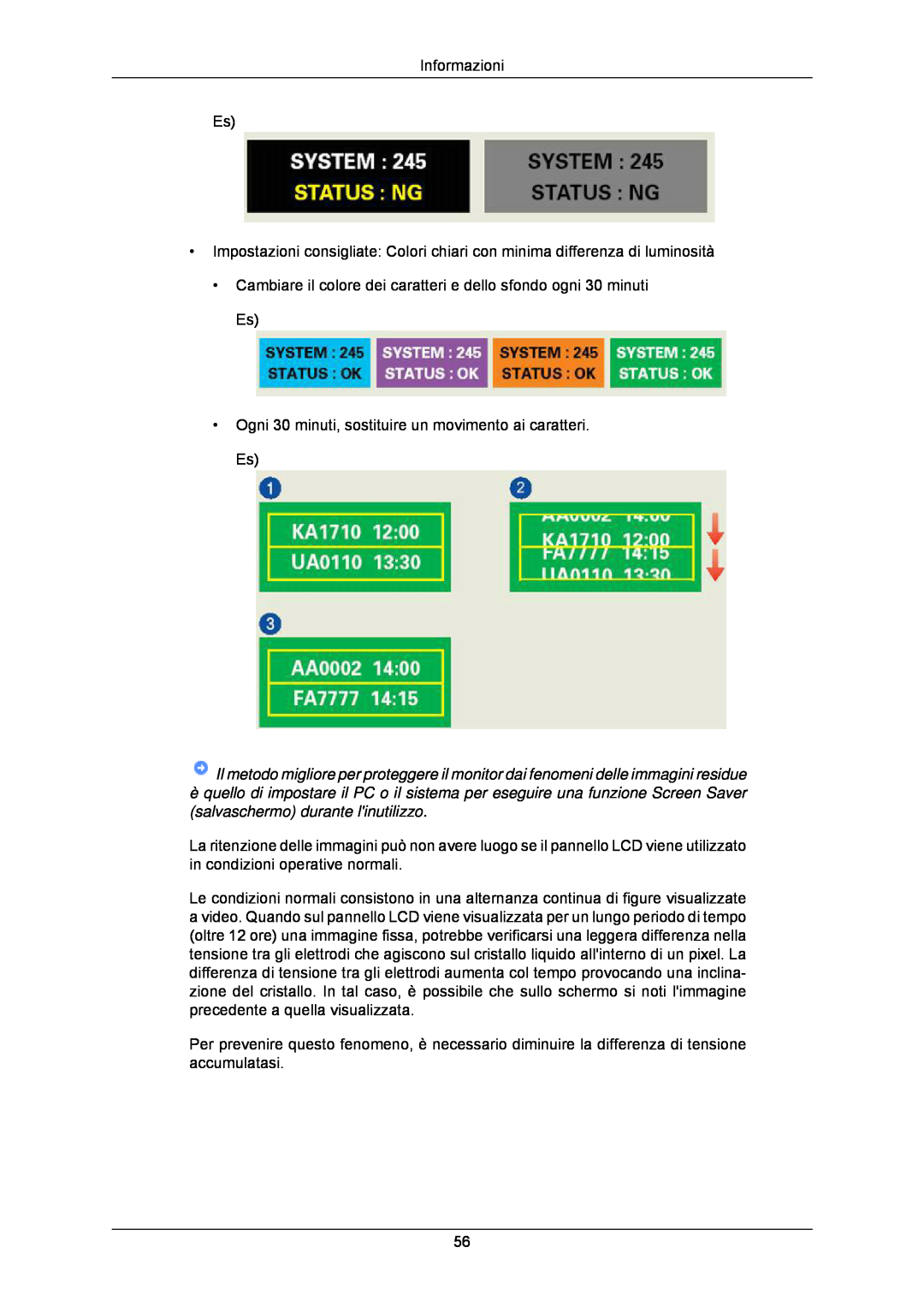Samsung LS24CMKKFV/EN manual Il metodo migliore per proteggere il monitor dai fenomeni delle immagini residue 