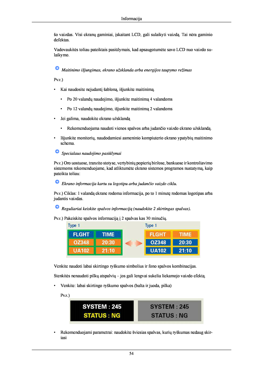 Samsung LS24CMKKFV/EN manual Informacija 