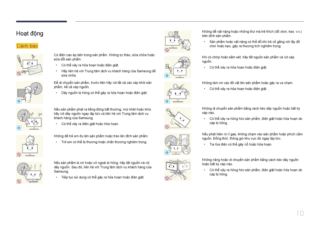 Samsung LS24E370DLJ/XV manual Hoạt động 