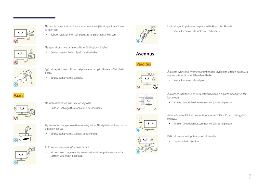 Samsung LS27E500CSZ/EN, LS24E500CS/EN manual Asennus 