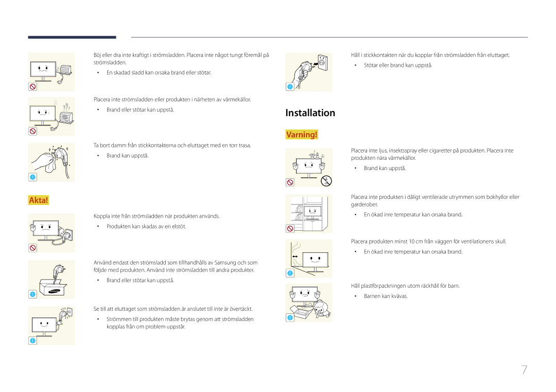 Samsung LS27E500CSZ/EN, LS24E500CS/EN manual Installation 