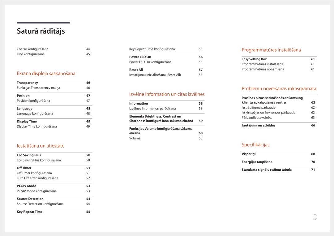 Samsung LS24E510CS/EN manual Programmatūras instalēšana 