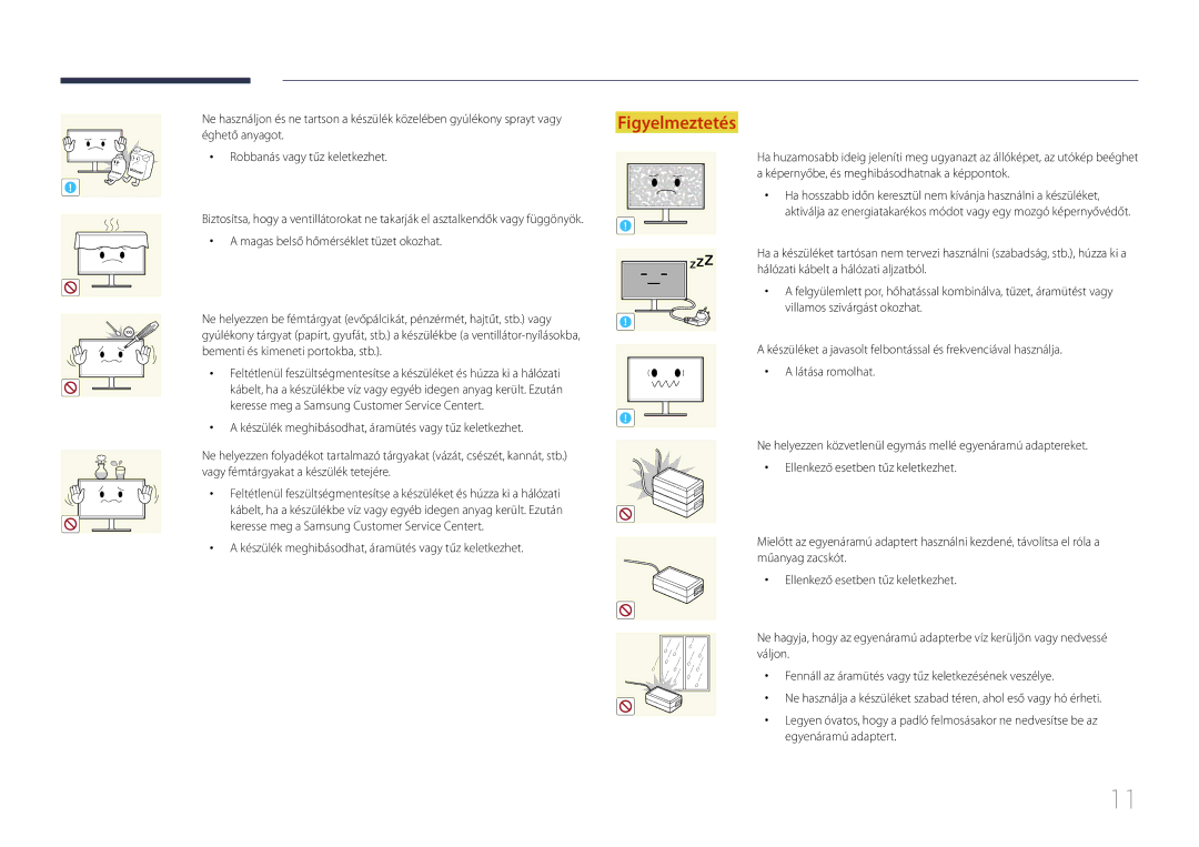 Samsung LS24E510CS/EN manual Bementi és kimeneti portokba, stb 