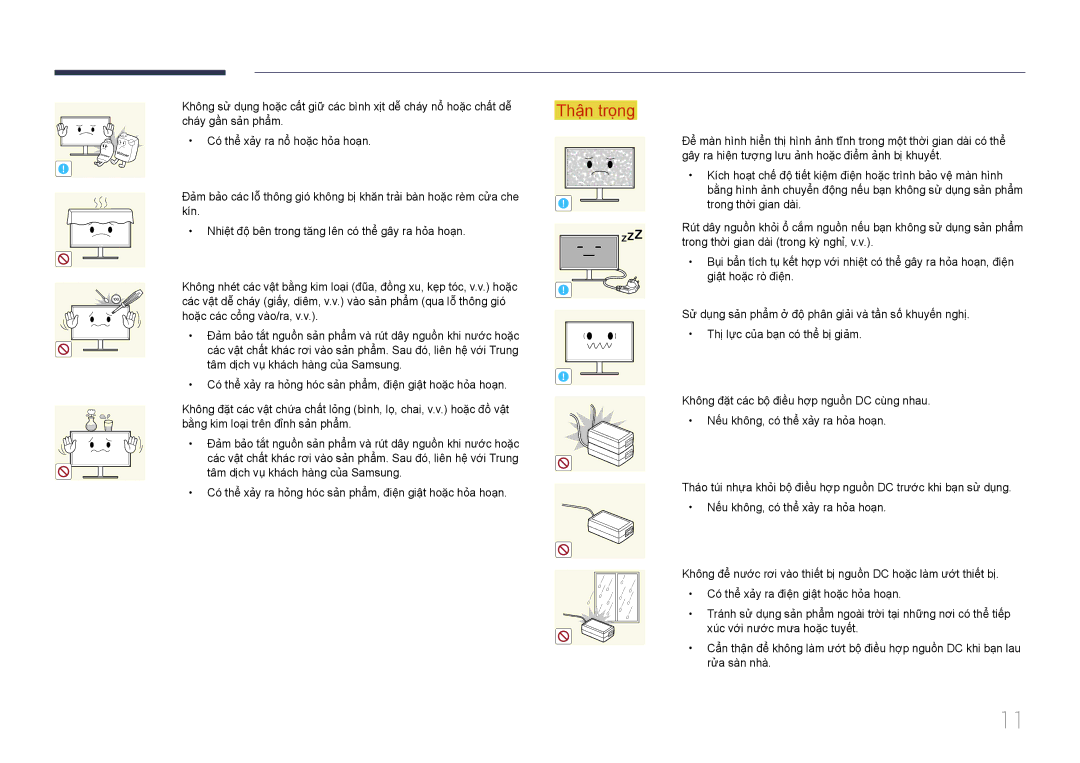 Samsung LS24E510CS/XV manual Hoặc các công vào/ra 