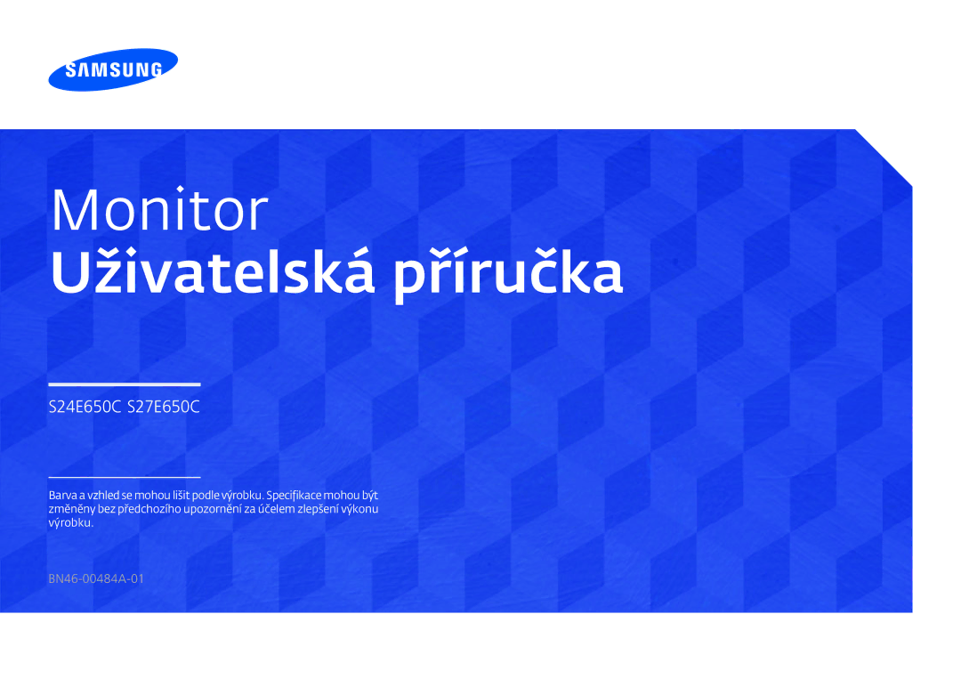 Samsung LS27E65KCS/EN, LS24E65KCS/EN, LS24E65UPL/EN, LS22E65UDSG/EN, LS24E65UPLC/EN manual Monitor Uživatelská příručka 