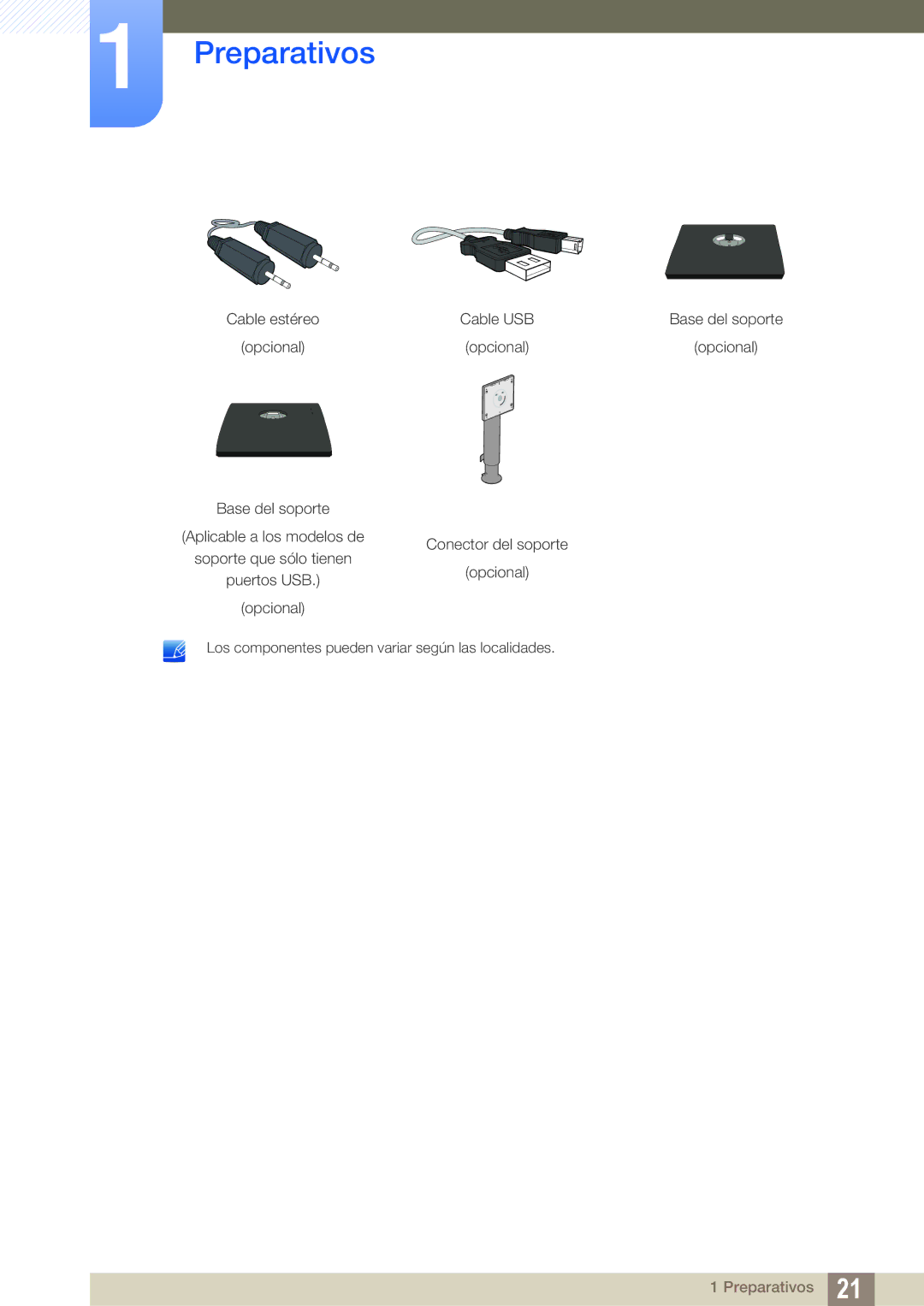 Samsung LS24E45KBSV/EN, LS24E65UPL/EN, LS27E45KBS/EN, LS22E45UFS/EN, LS24E45UFS/EN, LS22E65UDSG/EN, LS27E65UDS/EN Cable USB 