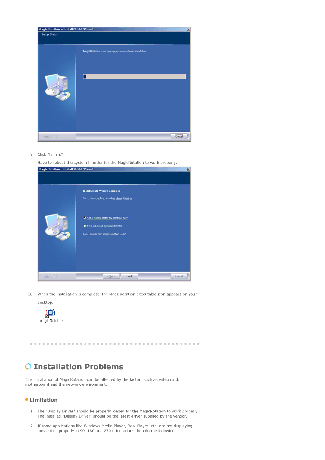 Samsung LS24EDBLB/EDC manual Installation Problems 