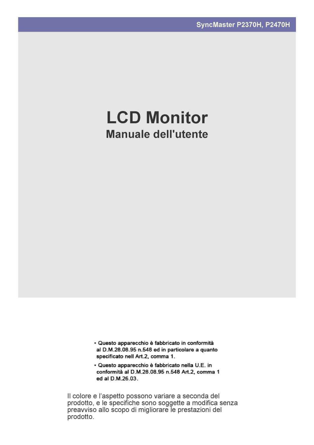 Samsung LS23EFVKUV/EN, LS24EFHKU/EN manual Ecran LCD 