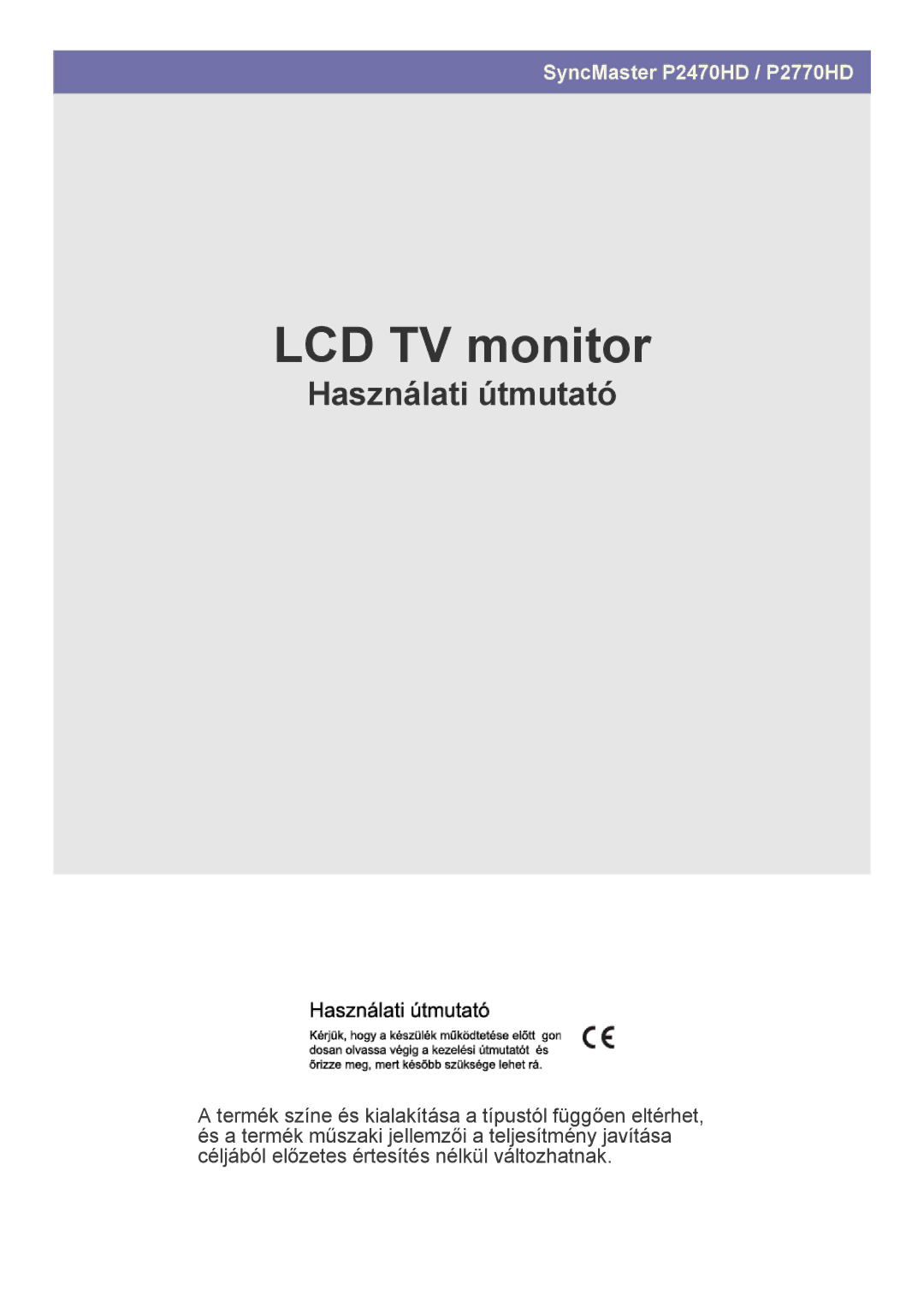 Samsung LS27EMDKU/EN, LS24EMDKU/EN, LS27EMDKU/XE, LS24EMDKU/XE manual LCD TV monitor 