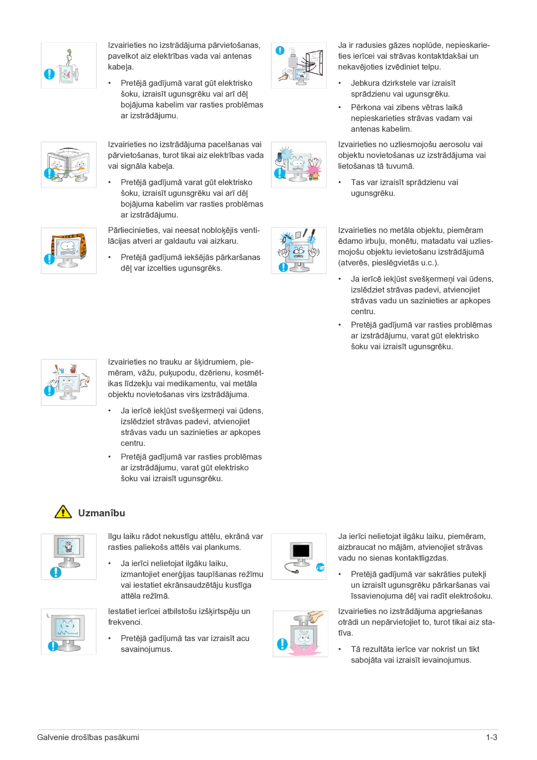 Samsung LS27EMDKU/EN, LS24EMDKU/EN manual Uzmanîbu 