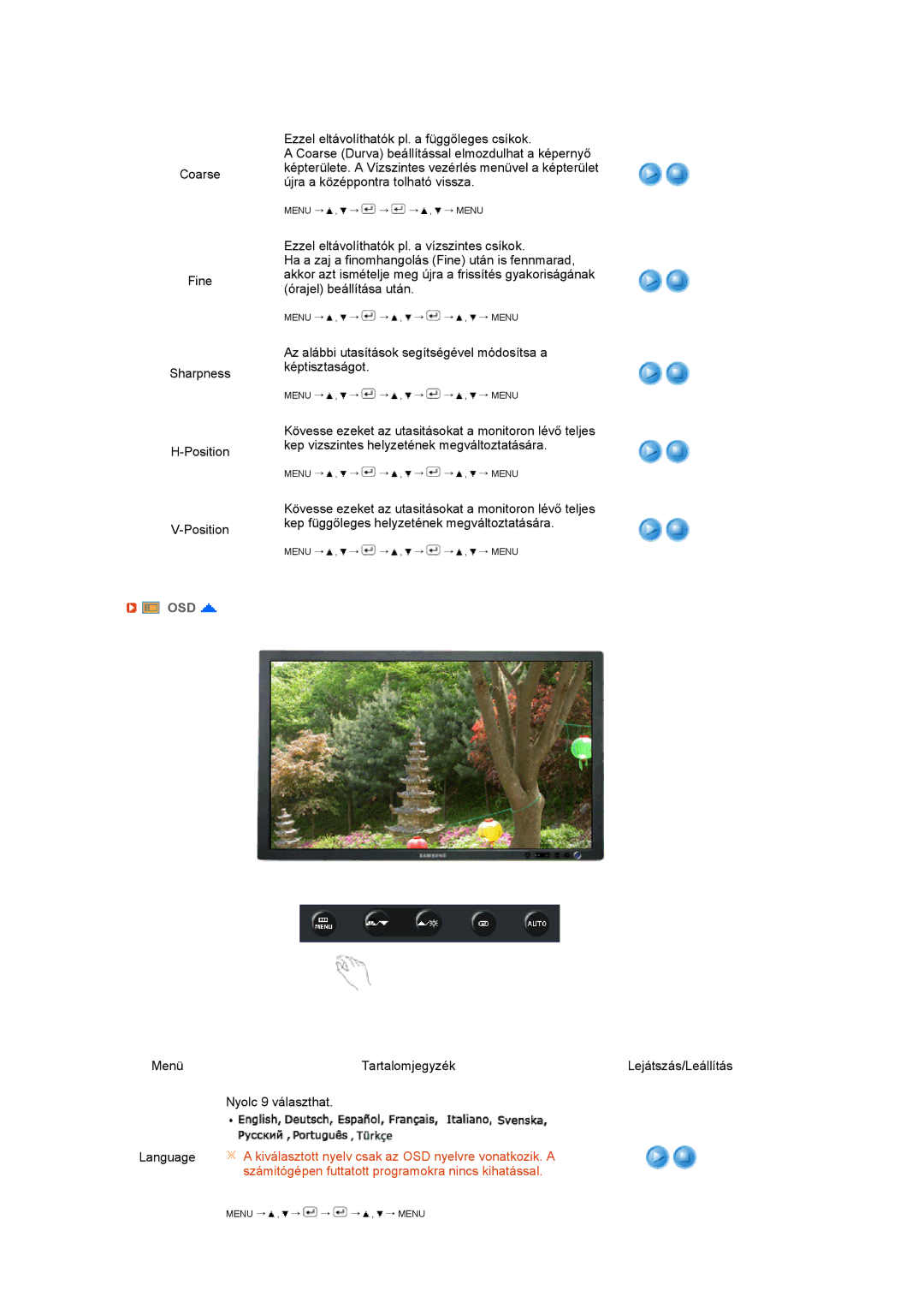 Samsung LS24HUBCBS/EDC, LS24HUBCBQ/EDC manual Osd 