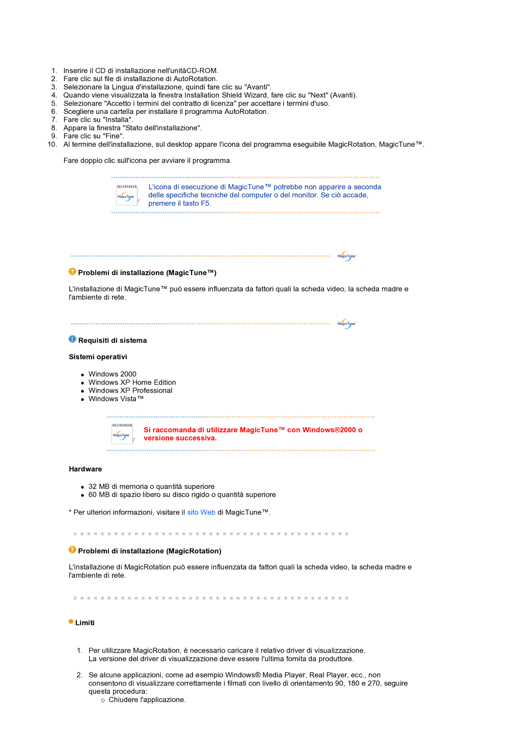 Samsung LS24HUCEBQ/EDC manual Requisiti di sistema Sistemi operativi 