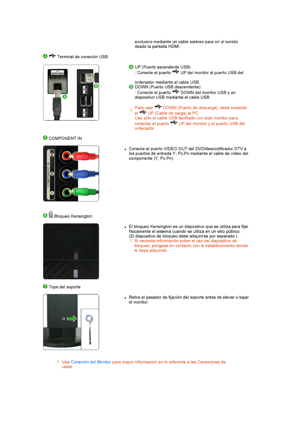 Samsung LS24HUCEBQ/EDC manual Component 