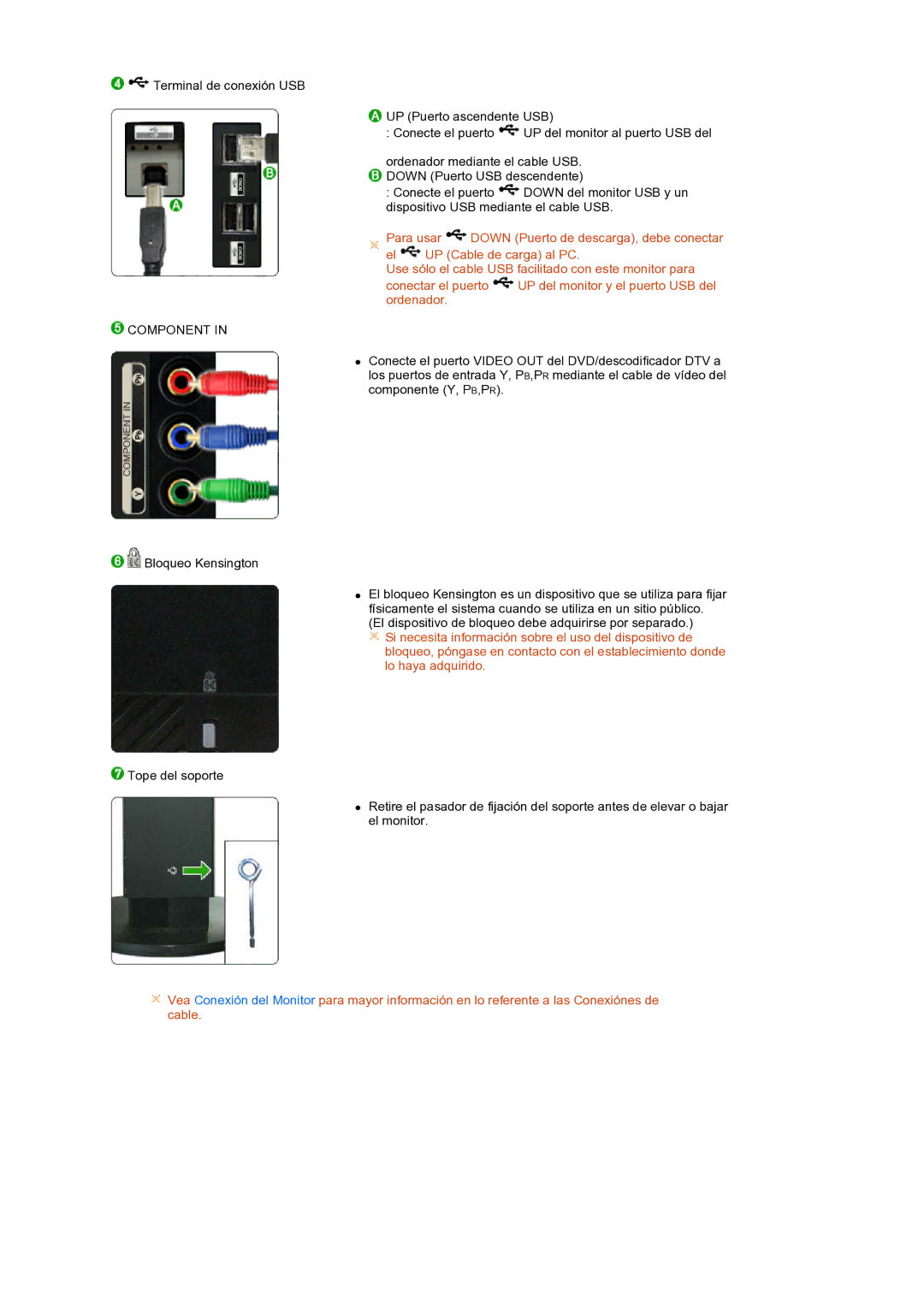 Samsung LS24HUCEBQ/EDC manual Component 