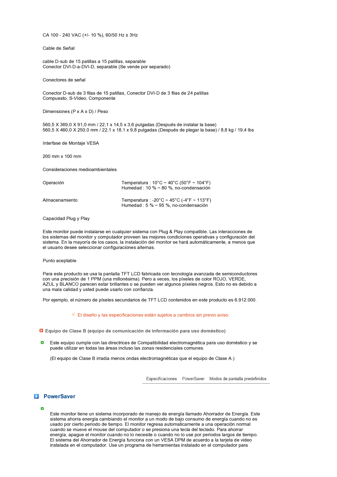 Samsung LS24HUCEBQ/EDC manual PowerSaver 