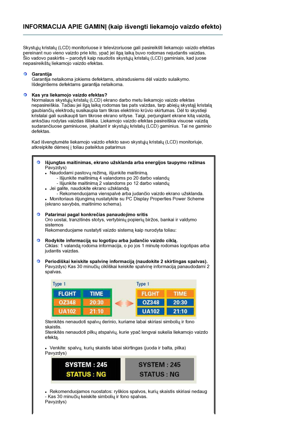 Samsung LS24HUCEBQ/EDC manual Garantija 