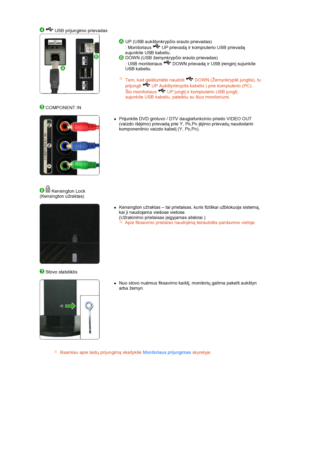 Samsung LS24HUCEBQ/EDC manual Component 